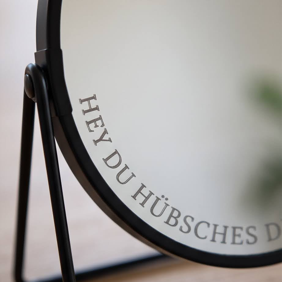 Kosmetikspiegl mit Wunschgravur