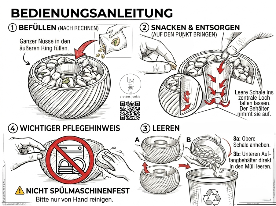 Pistazienschale 2-in-1